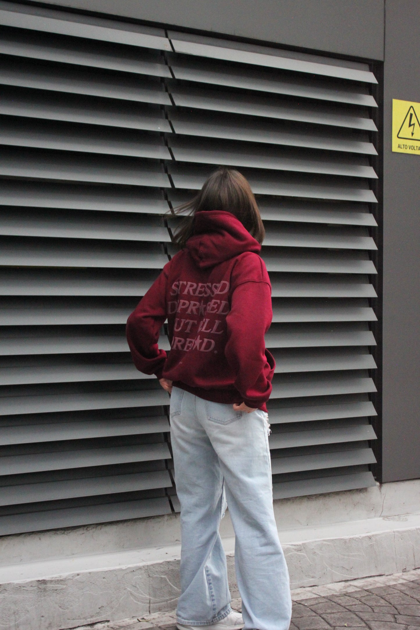 WELL DRESSED HOODIE VINO