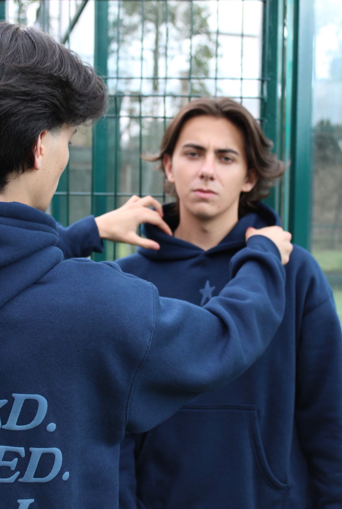 WELL DRESSED HOODIE AZUL NAVY